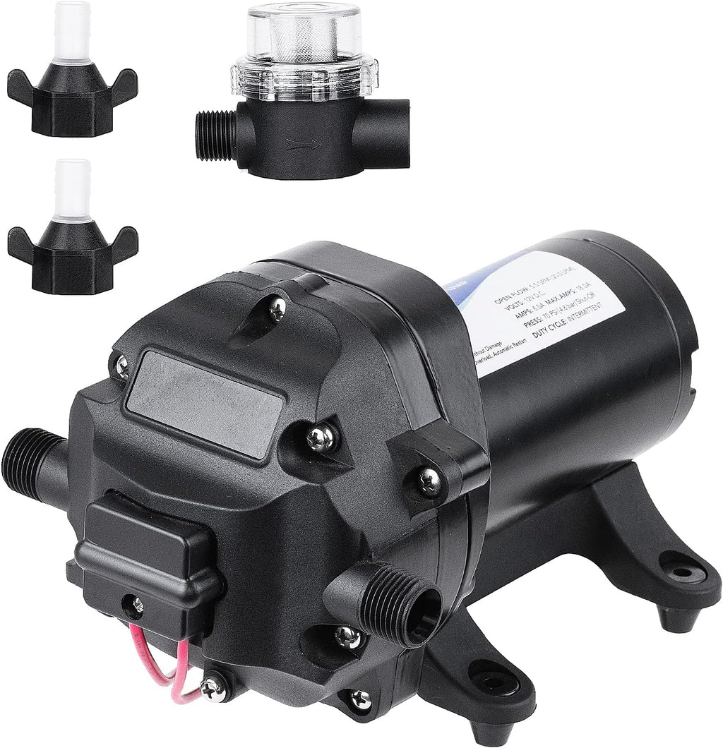 12V Water Pressure Diaphragm Pump 5.5GPM 70PSI Z751
