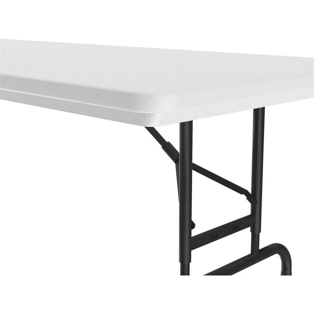 Adjustable Blow-Molded Plastic Folding Table D78581