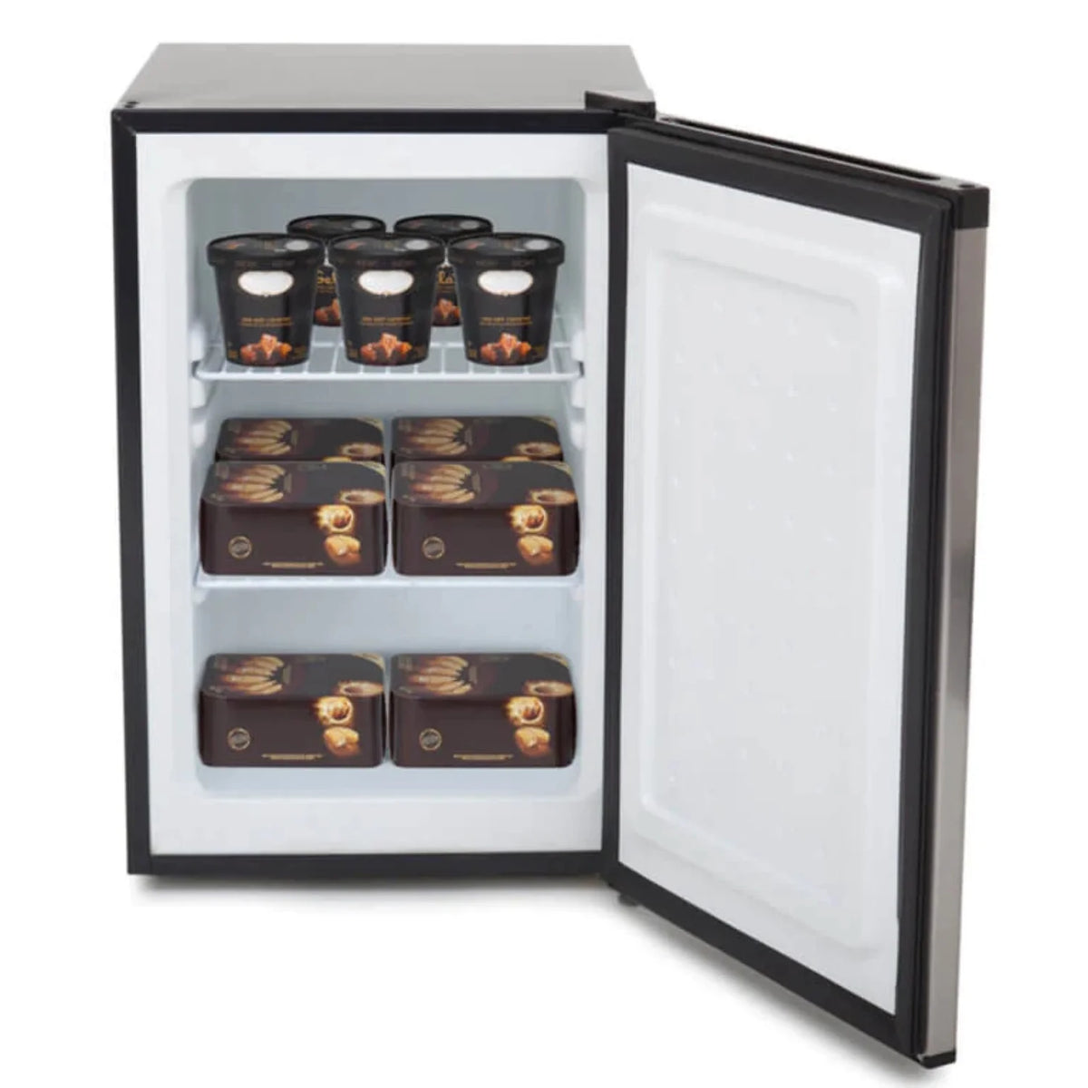Stainless Steel Upright Freezer with Lock, 2.1 cu ft K151