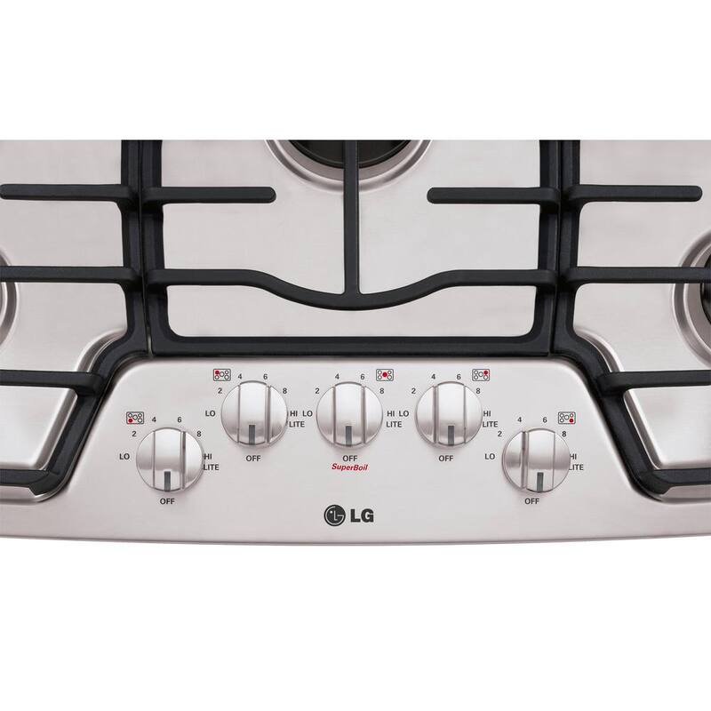 36 in. 5 Burner Stainless Steel Gas Cooktop Z6038