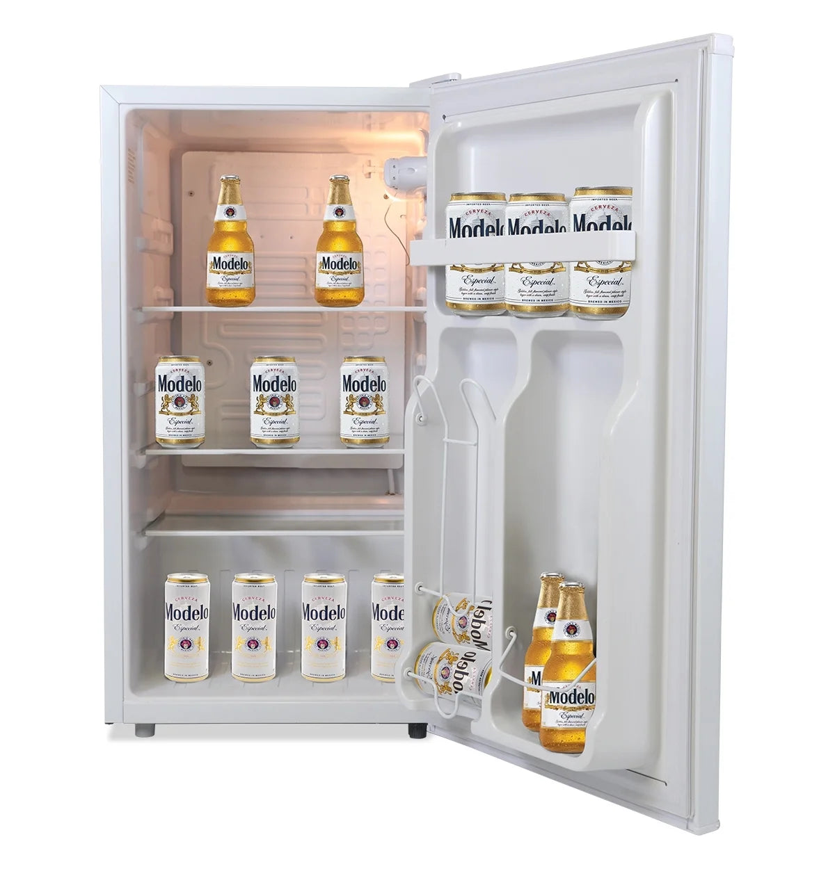 Compact Fridge with Bottle Opener, 90 L 3.2 Cubic Foot O897