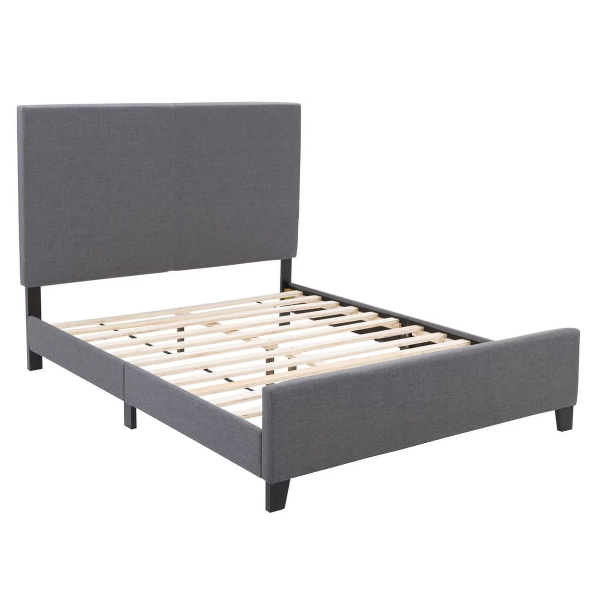 Gray Upholstered Double Bed P403325