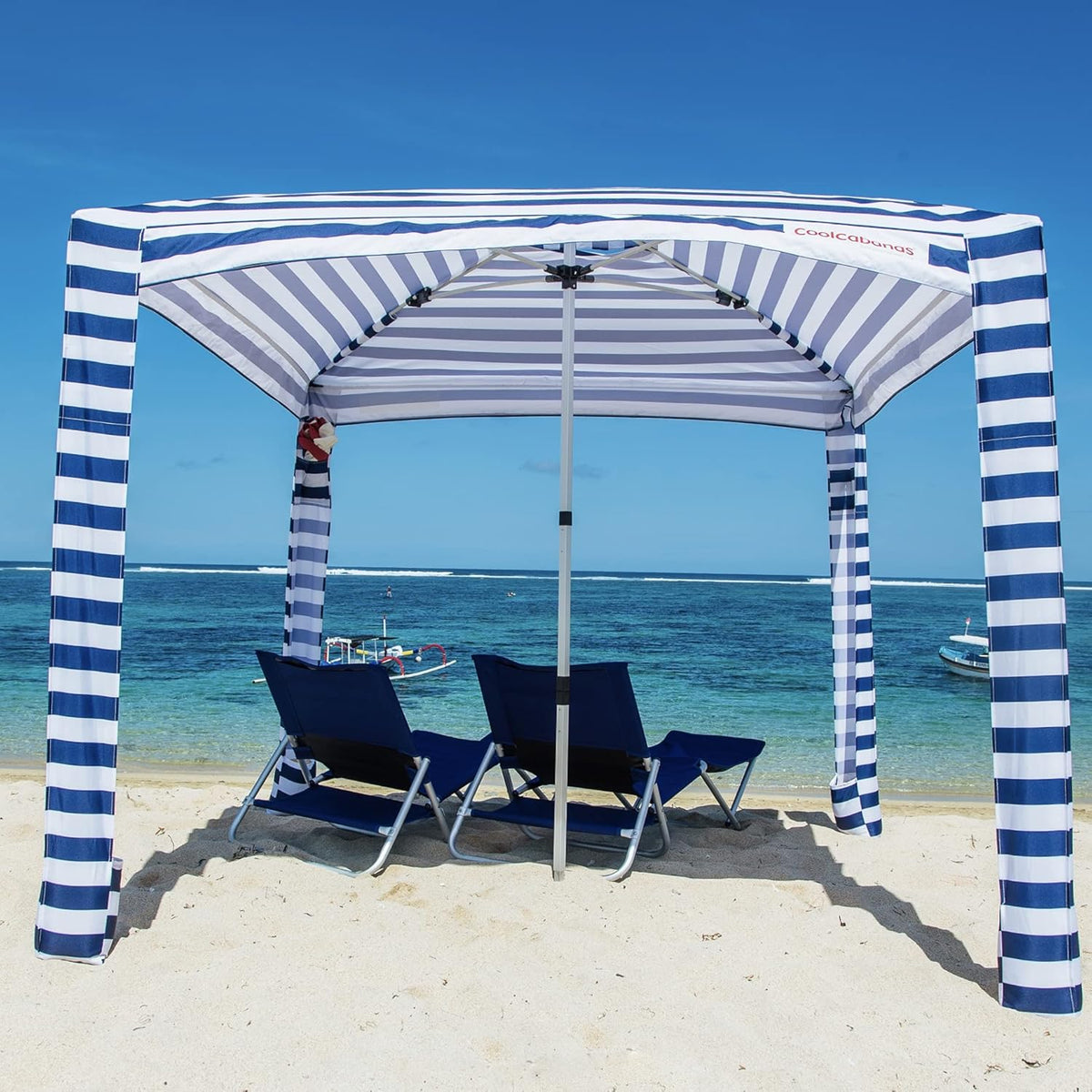 Beach Canopy Sun Shade Tent 8' x 8' UPF 50+ Q73904