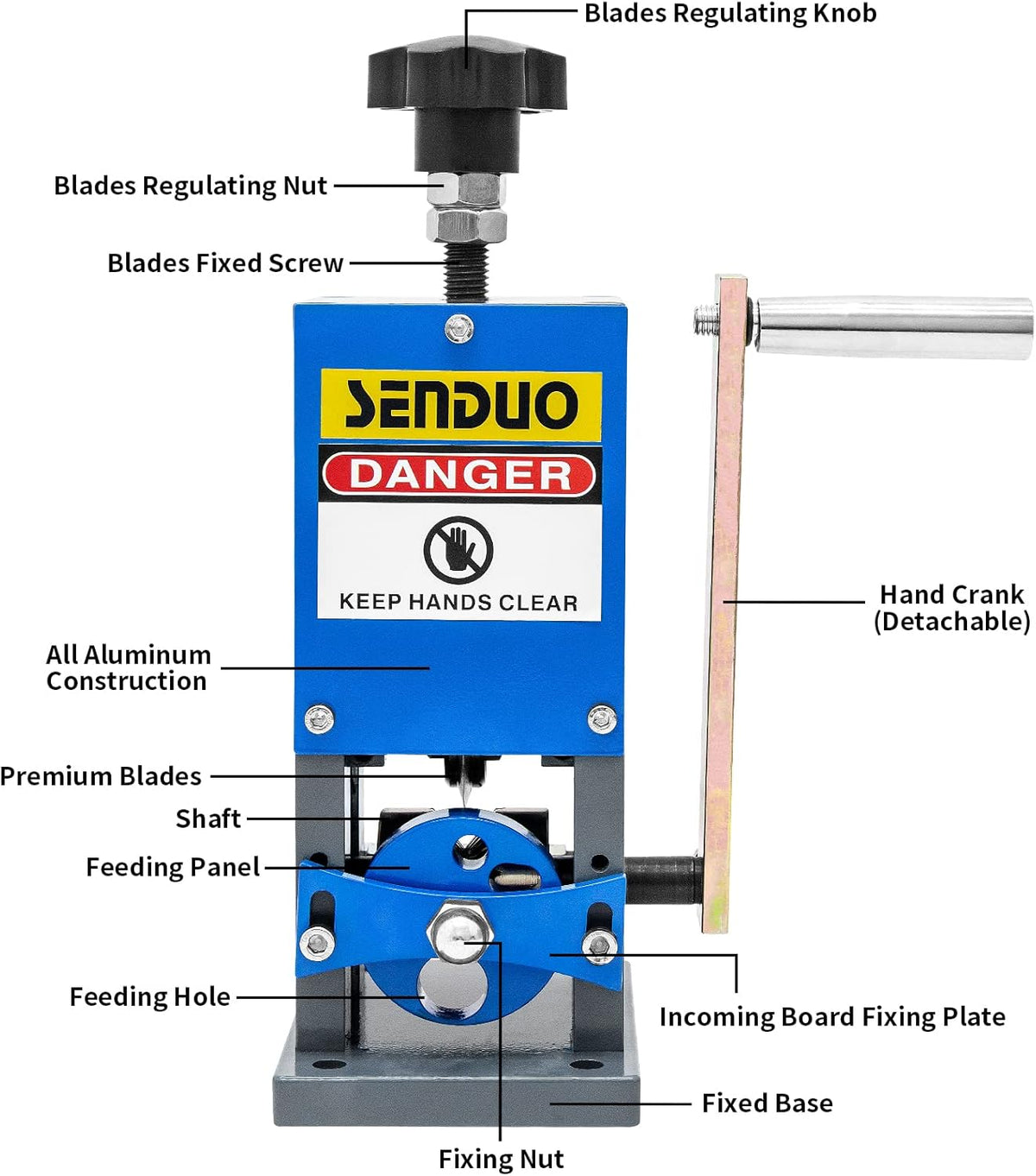 Manual Wire Stripping Machine with Hand Crank N12169