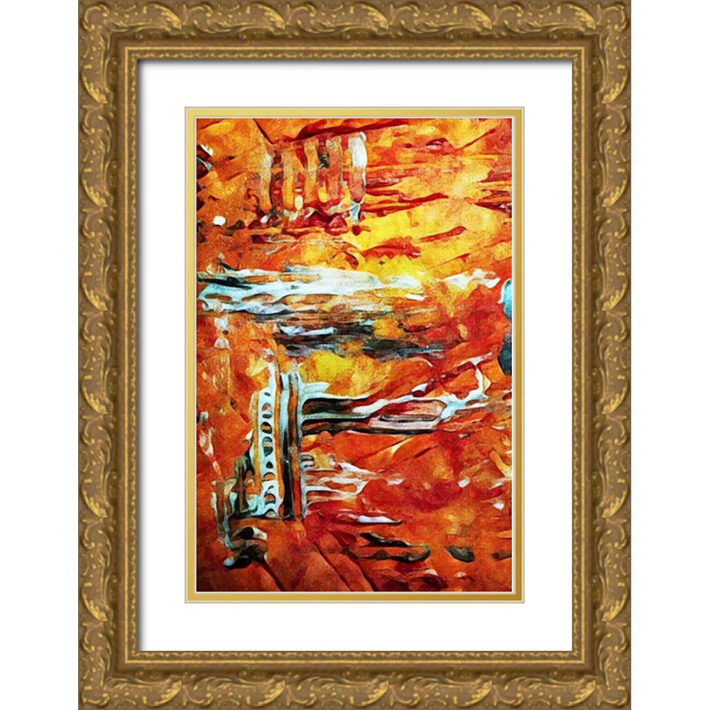 Gold Ornate Wood Framed 11x14 Art Print E182