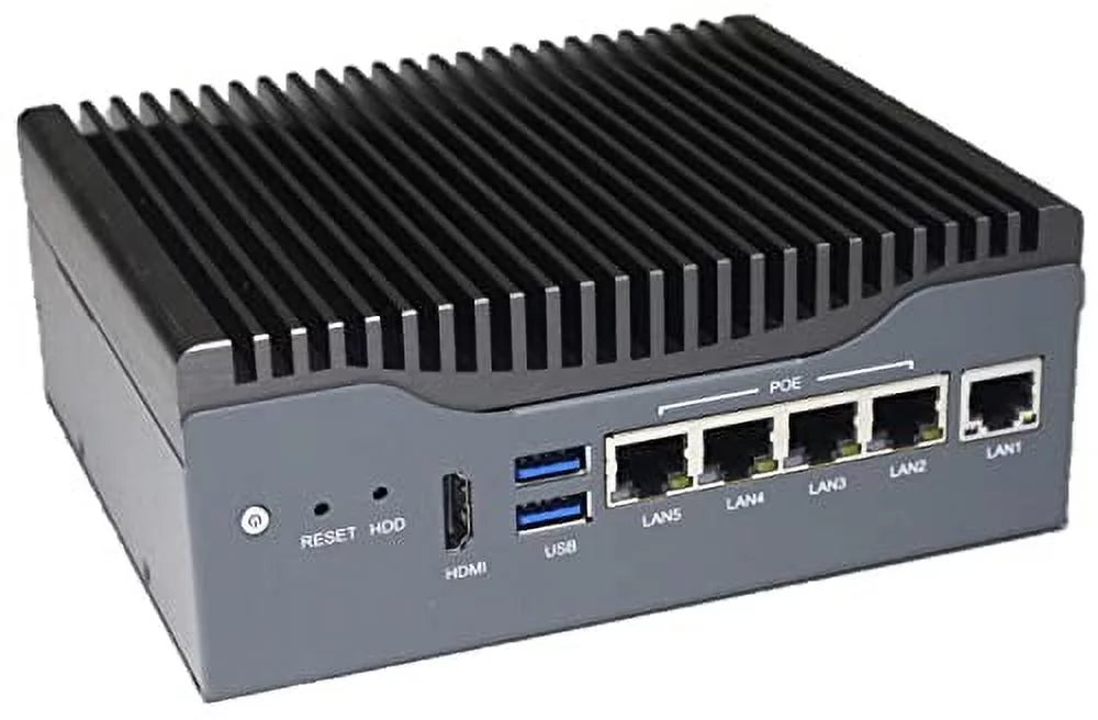 Fanless PC Video Encoder 4 PoE Ports V824