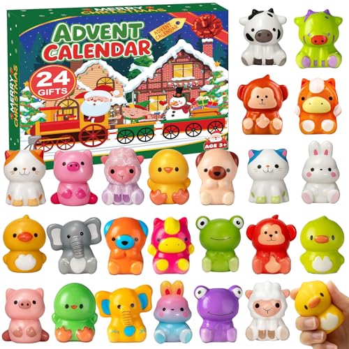 Christmas Advent Calendar 24 Days Countdown Squishy Toys R554155