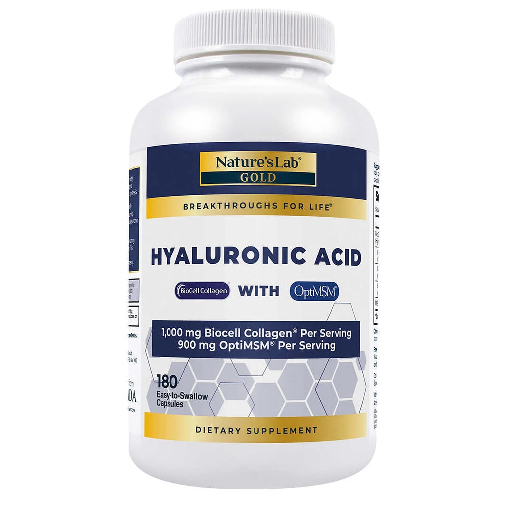 Hyaluronic Acid with Biocell Collagen, 180 Capsules Q160