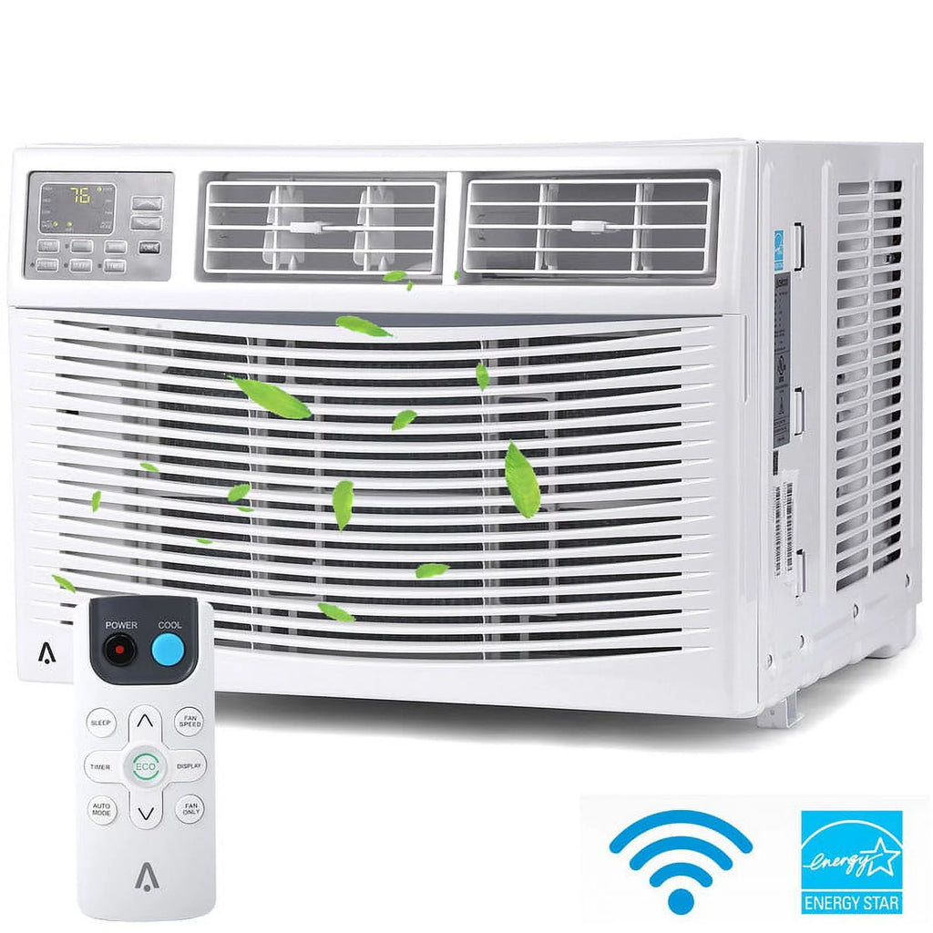 White 6,000 BTU Window-Mounted Air Conditioner N163
