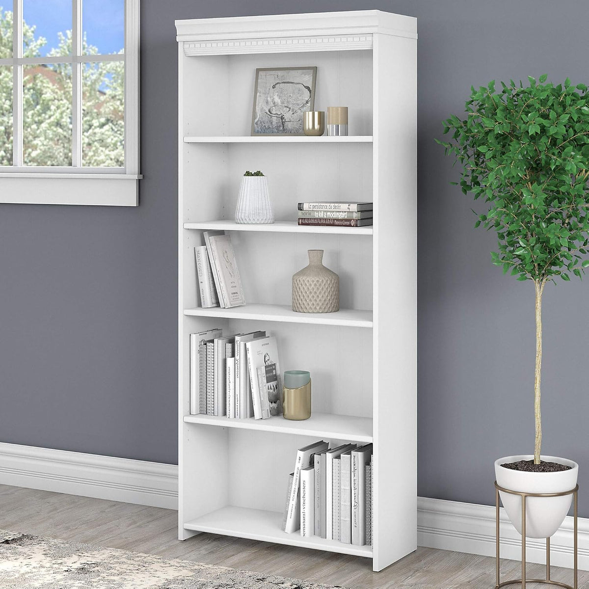 Tall 5 Shelf Bookcase G8364