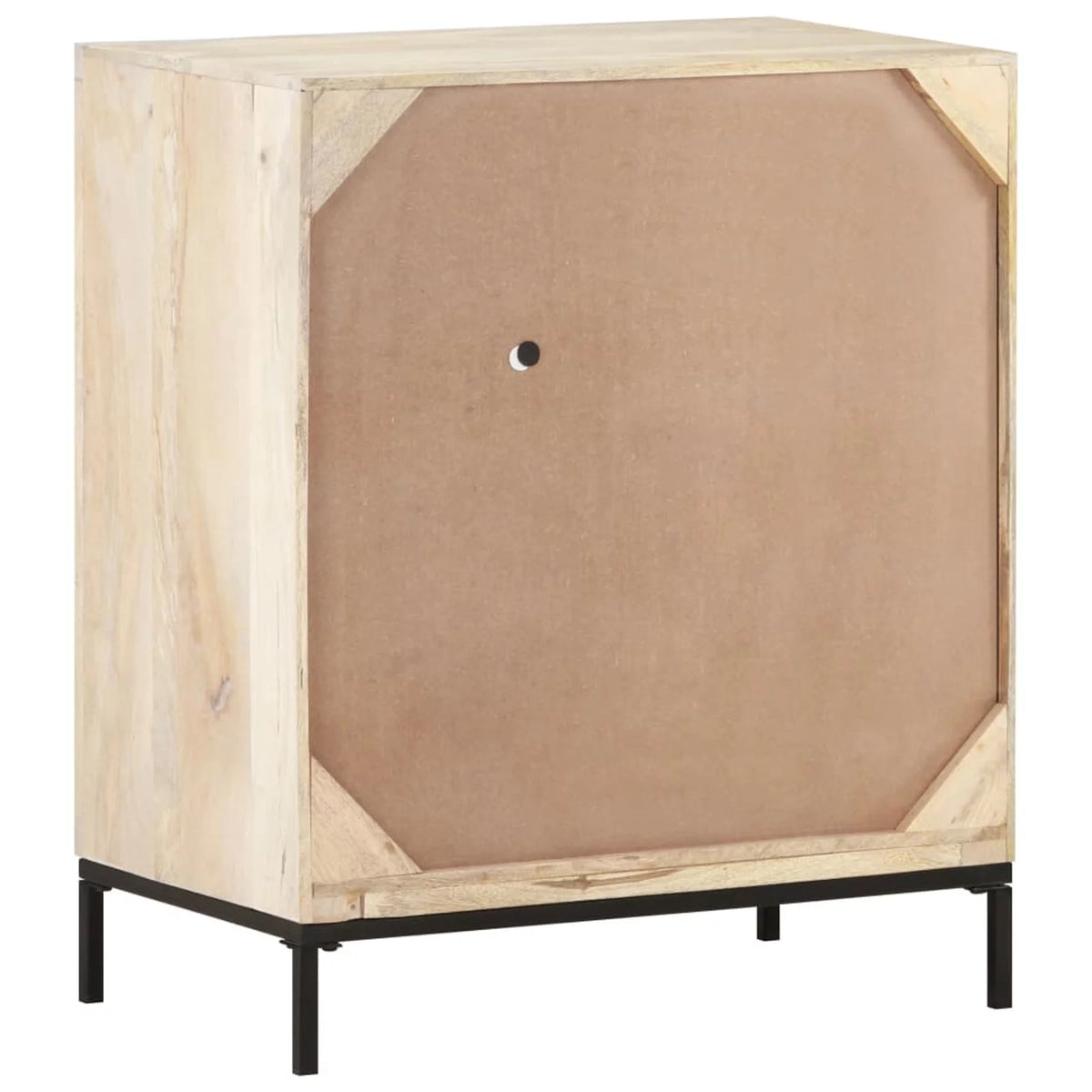 Solid Mango Wood and Natural Cane Sideboard K713