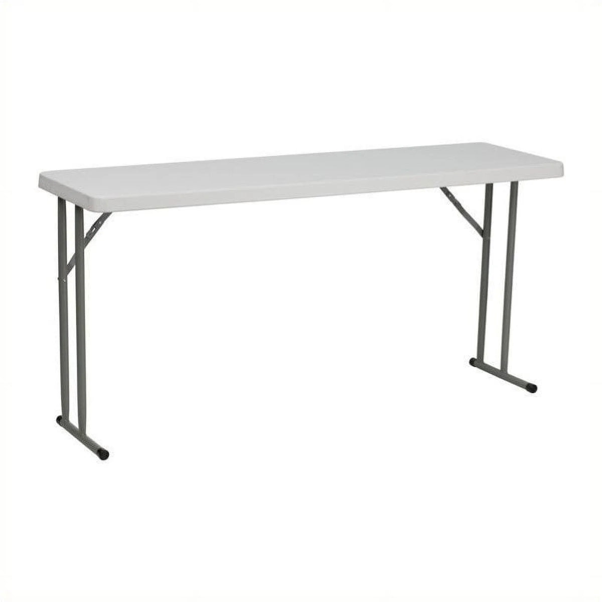 White Plastic Folding Training Table C21428