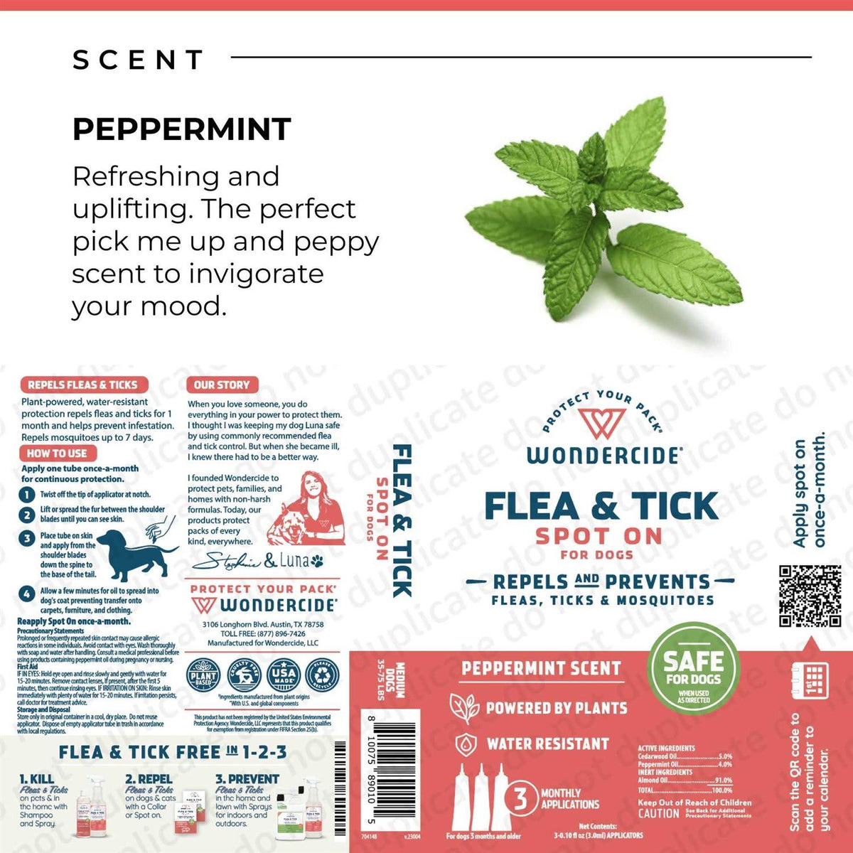 Flea & Tick Spot On for Dogs N11503