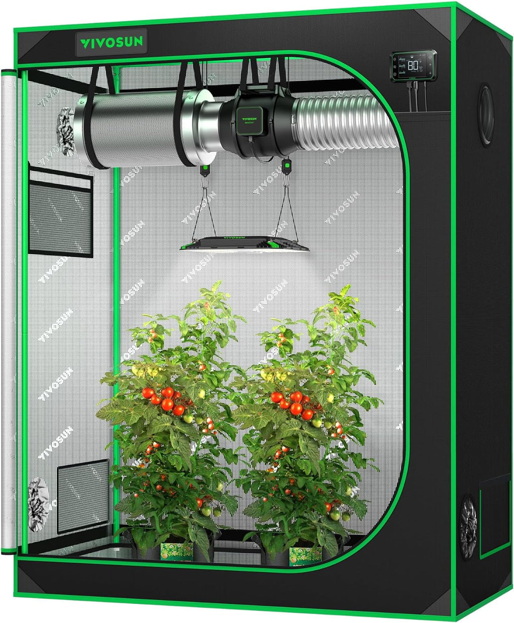4x2 Grow Tent with Observation Window and Floor Tray Q53500