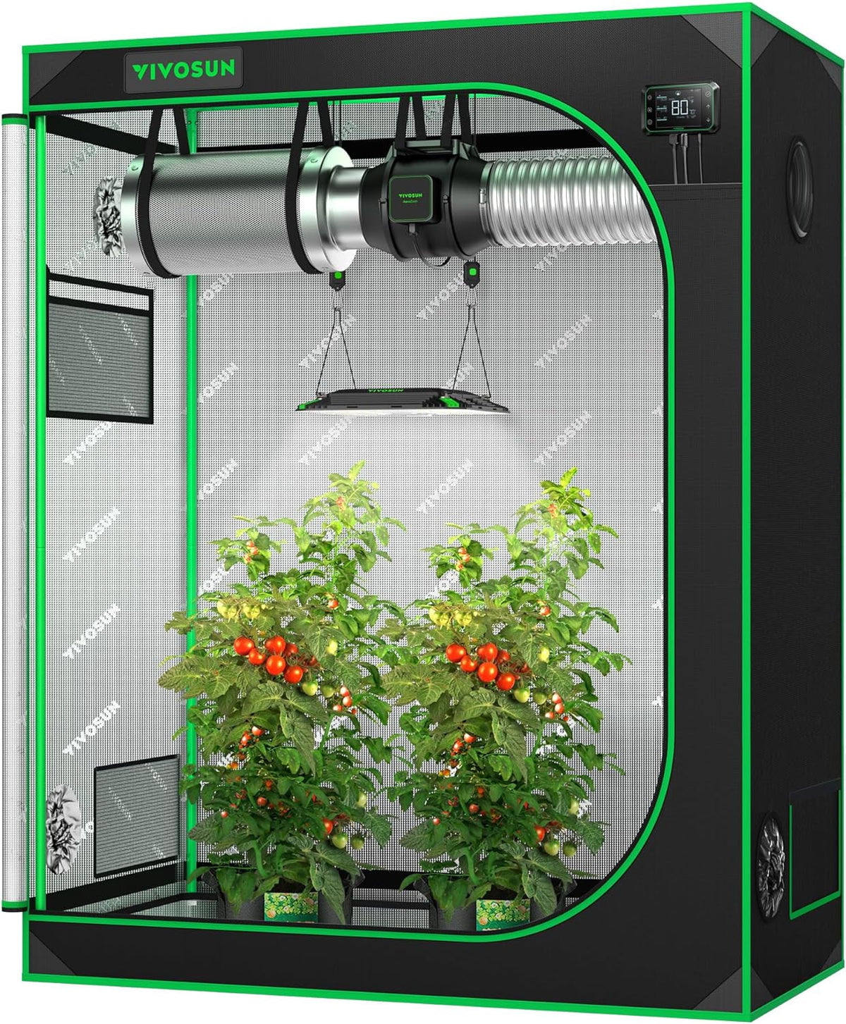 4x2 Grow Tent with Observation Window and Floor Tray Q53500