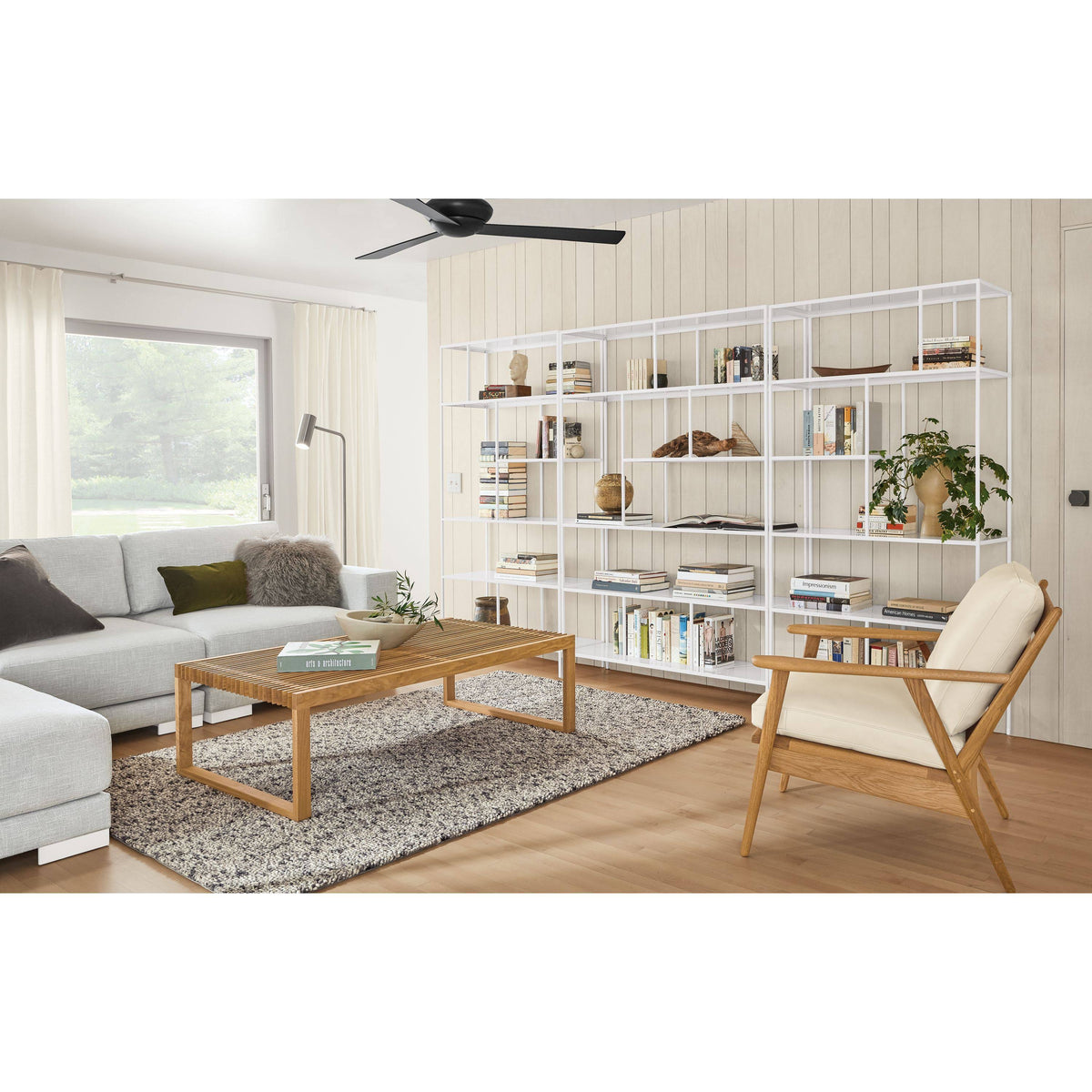 Modern Onyx Gloss Bookcase B651557