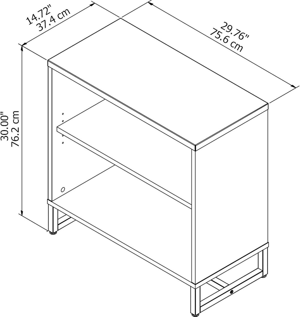 White Bookcase Cabinet Q67433