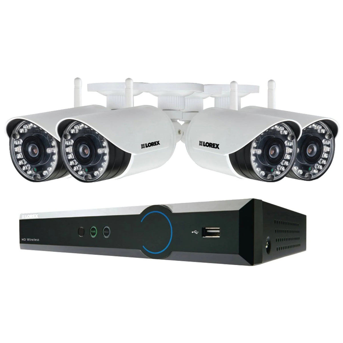 4-Channel HD 1TB DVR with 4 Wireless Cameras X96057