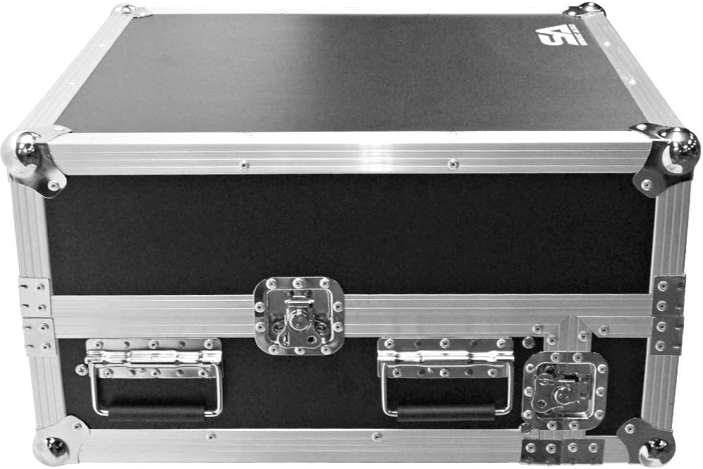 2 Space ATA Rack Case with 10U Mixer Top and Laptop Shelf T34133