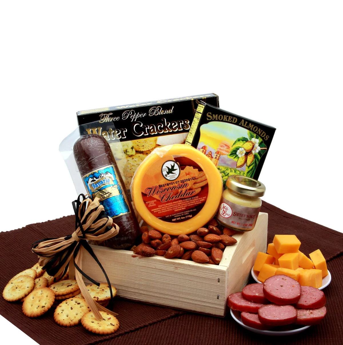 Gourmet Meat and Cheese Gift Basket N721339