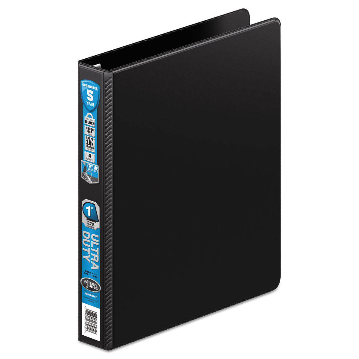 Black 1" D-Ring Binder 12 Pack O626210