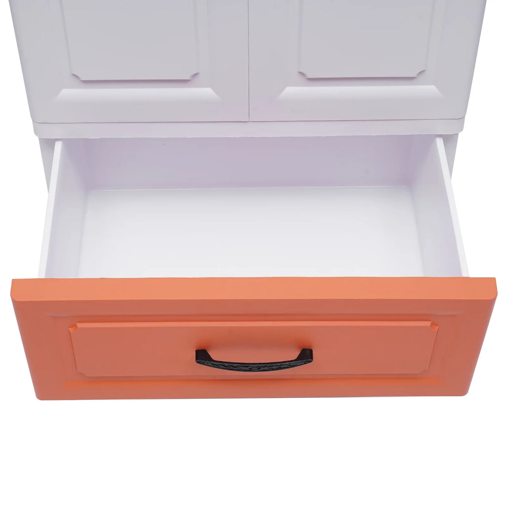 Plastic Drawers Dresser on Wheels H331245