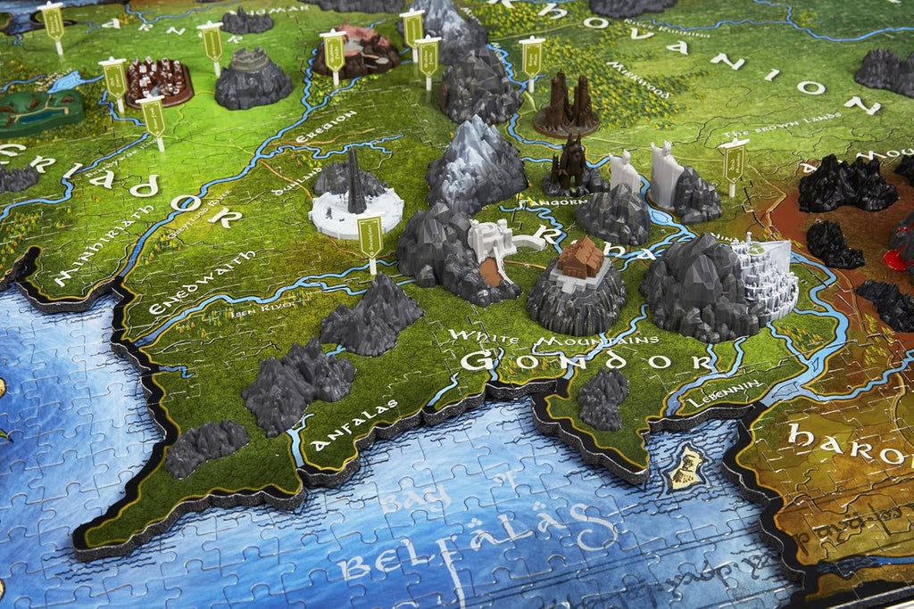 Middle Earth 3D Time Puzzle 1390 Piece N96201