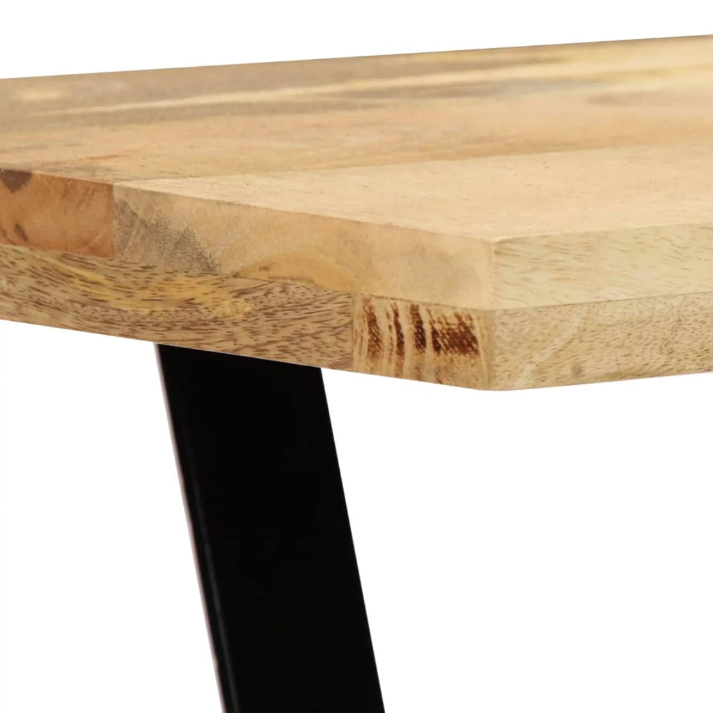 63" Solid Mango Wood Bench J731