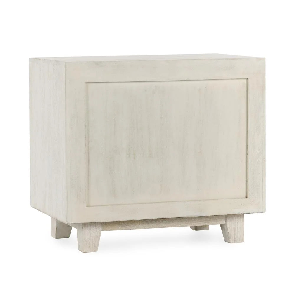 Two-Drawer Mango Wood Nightstand L94601