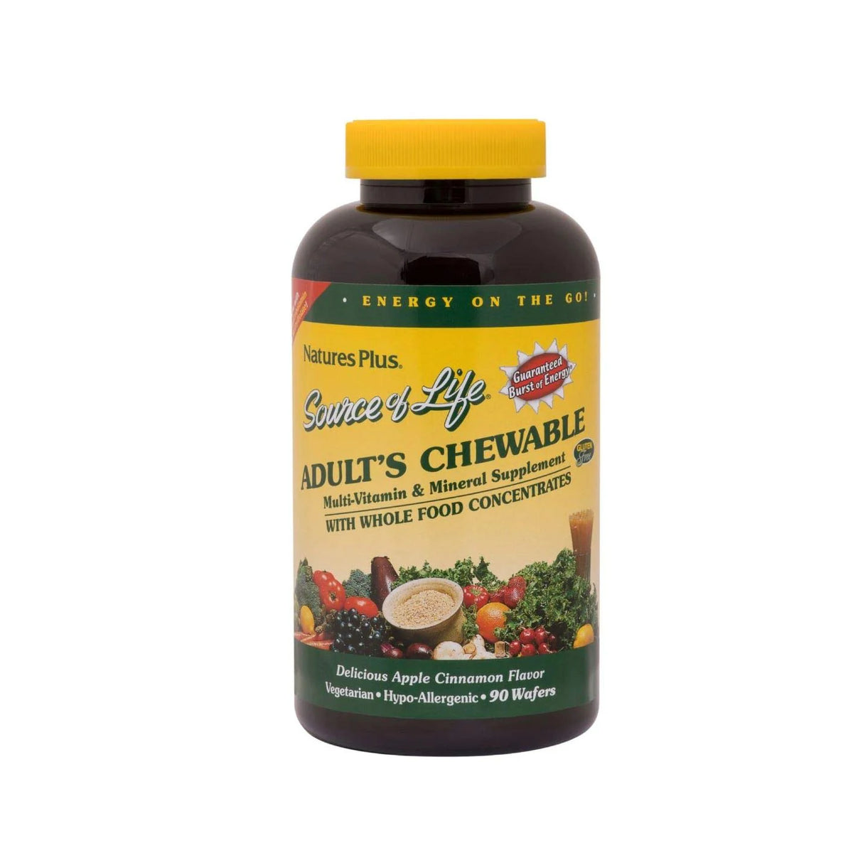 Apple Cinnamon Chewable Multivitamin 90 Vegetarian Wafers Q2959