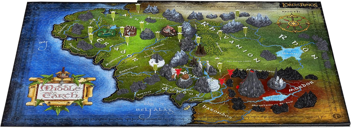 Middle Earth 3D Time Puzzle 1390 Piece N96201