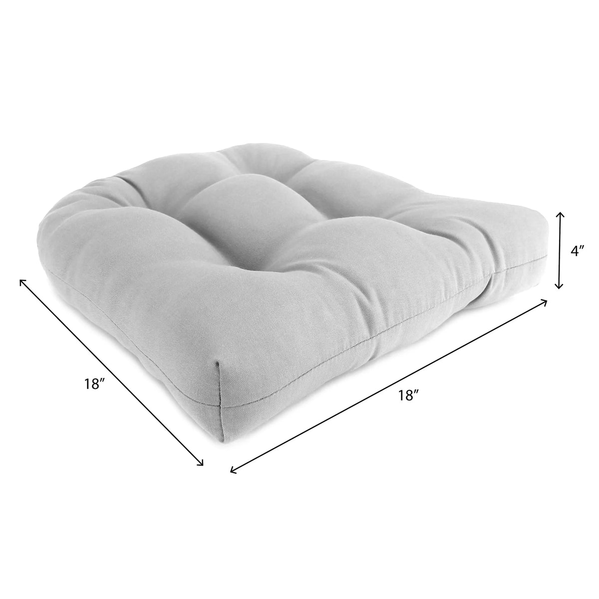 Multicolor Floral Square Tufted Outdoor Seat Cushion A454