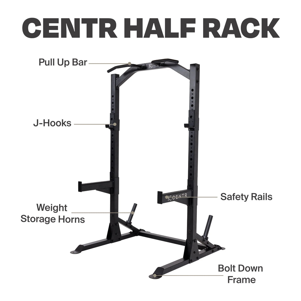 Half Rack Pull-up Bar Power Cage L363