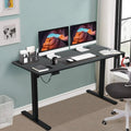 48"×24" Black Electric Height Adjustable Standing Desk M3801