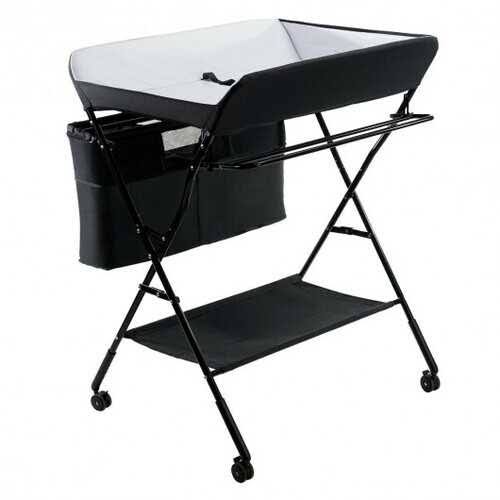Portable Adjustable Height Newborn Nursery Organizer with Wheel S894
