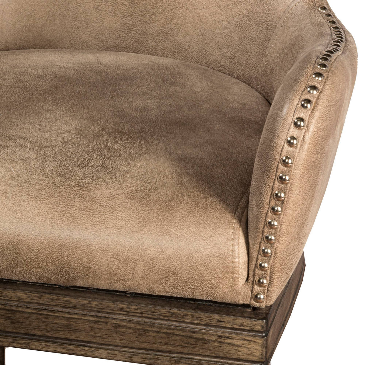 Rustic Gray Swivel Counter Stool D3378