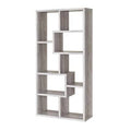 Grey Driftwood Geometric Bookcase R160