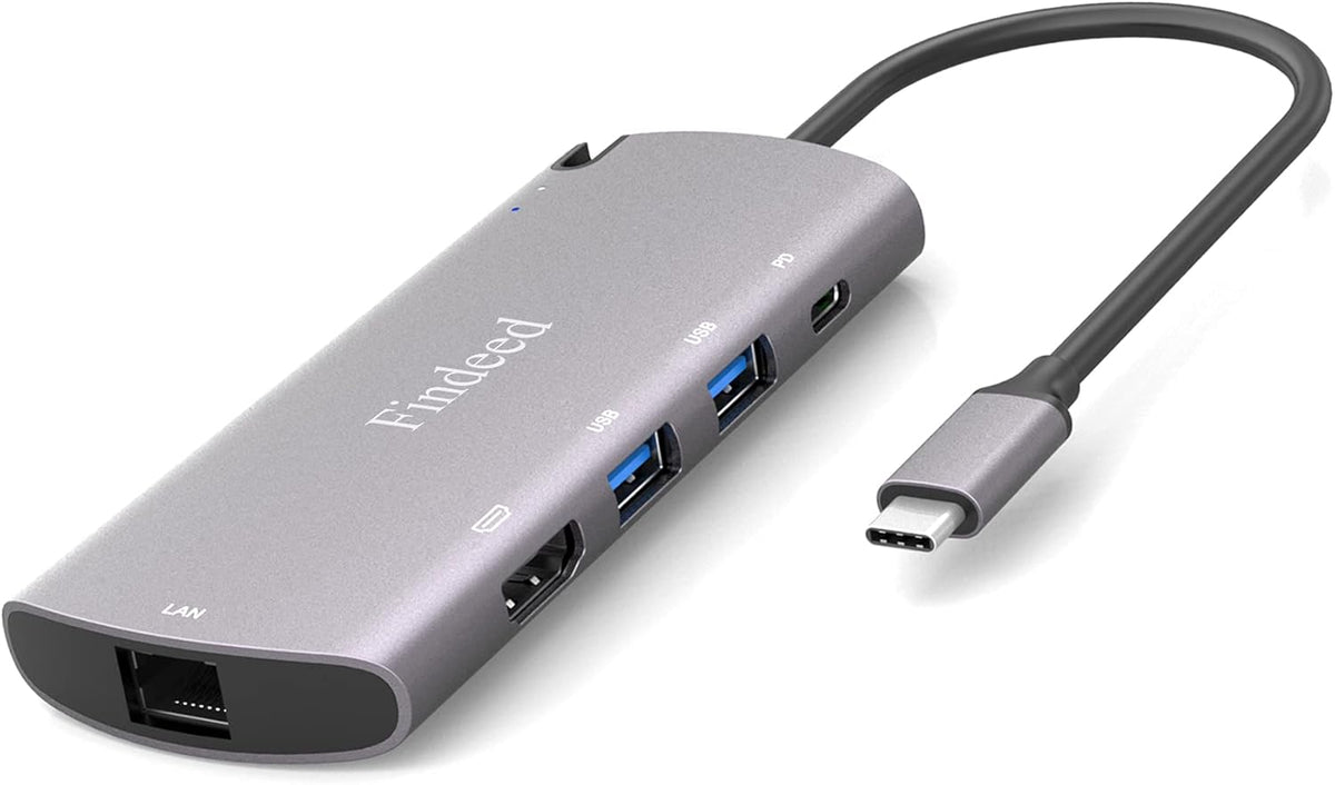 10 in 1 USB C Docking Station with 4K HDMI SD/TF Card Reader H12290