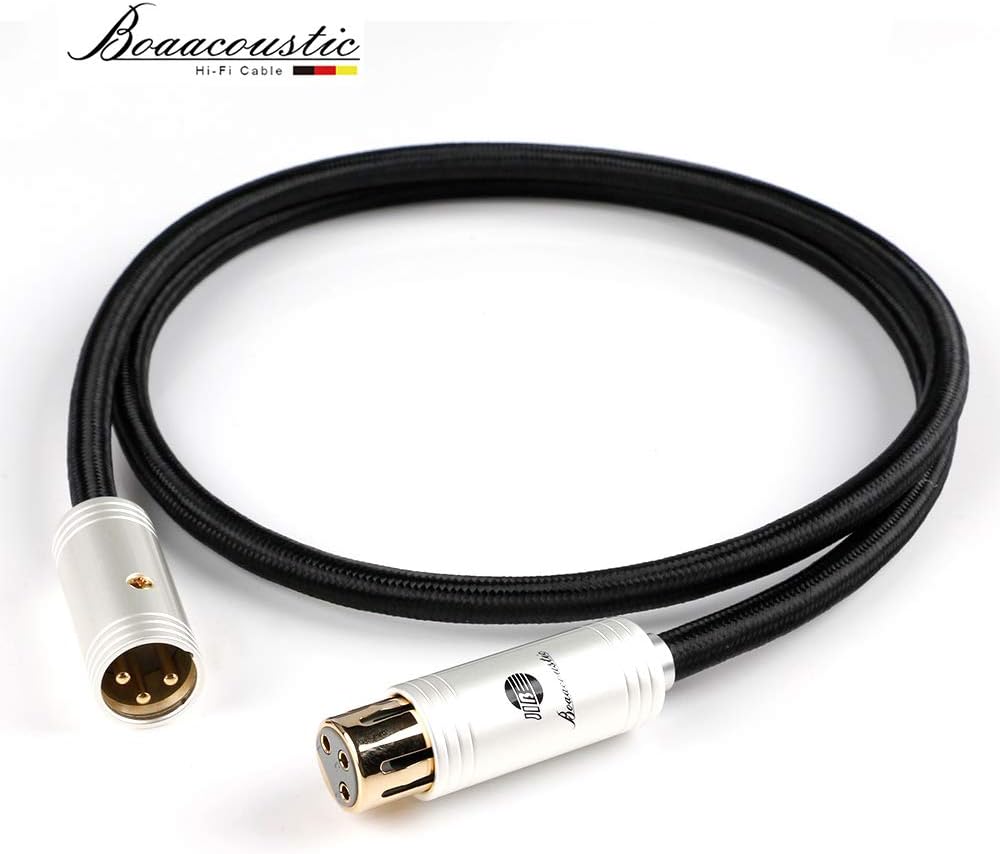 Balanced XLR Male to XLR Female Microphone Cable 5ft (2 Cable) T7304