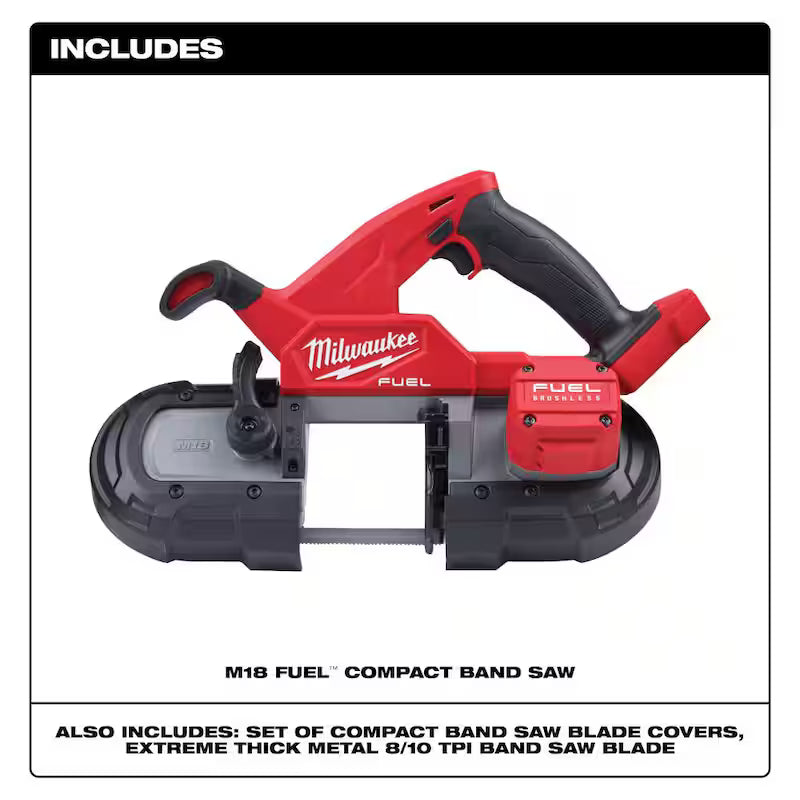 18V Lithium-Ion Brushless Cordless Compact Bandsaw & 12.0Ah Battery W663