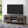 Grey Driftwood TV Stand up to 60 Inches with 2 Doors L249753