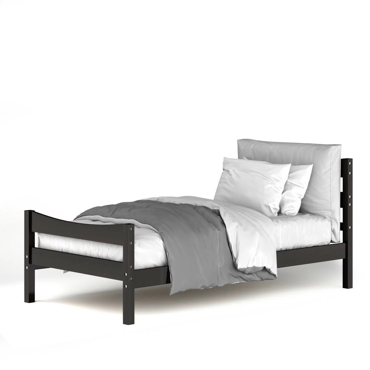 Twin Size Pine Wood Platform Bed Frame D930486