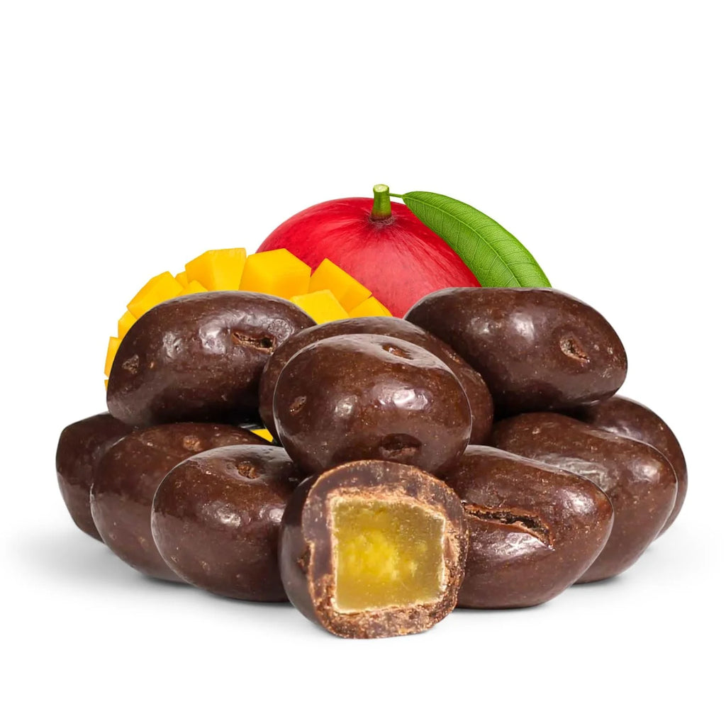 Milk Chocolate Covered Dried Mango 2 Lbs Bulk Bag F509