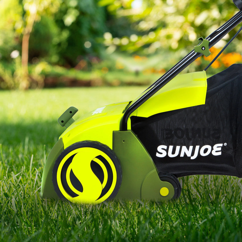 Electric 12.6-inch Lawn Dethatcher + Scarifier with Collection Bag A989666