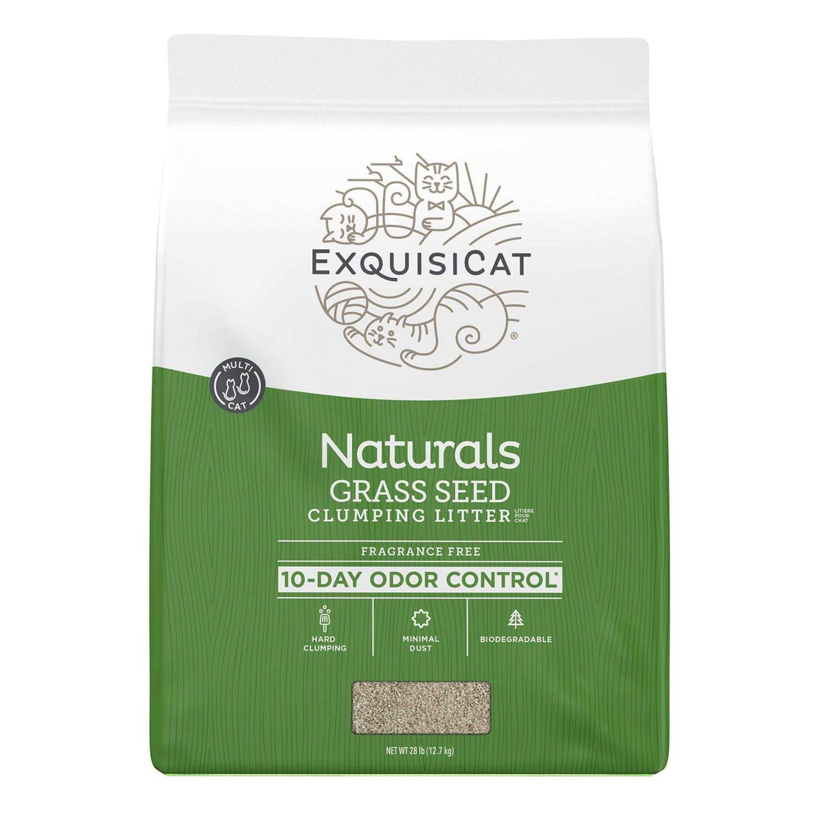 Natural Clumping Grass Seed Cat Litter S443