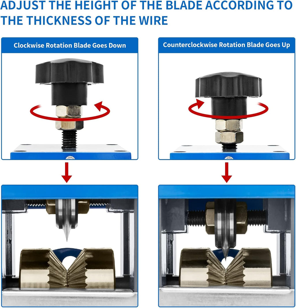 Manual Wire Stripping Machine with Hand Crank N12169