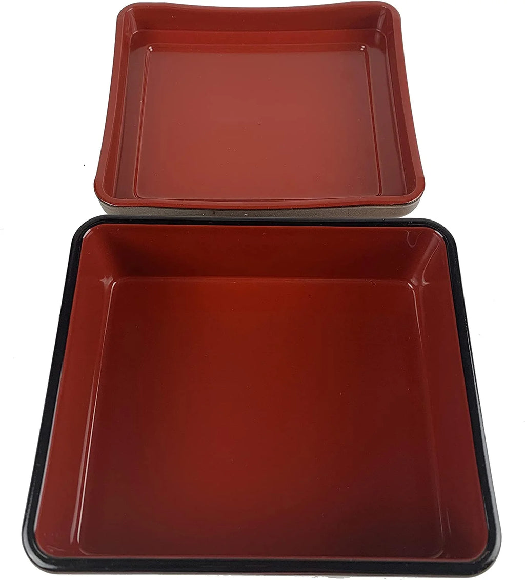 Bento Box Donburi Poke Box Traditional Japanese Lacquered Lunch Box E8309