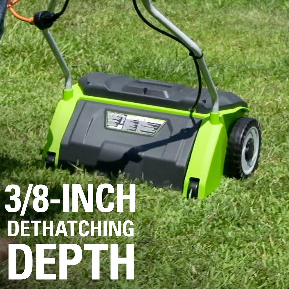 14 in. 10 Amp Corded Electric Dethatcher F817924