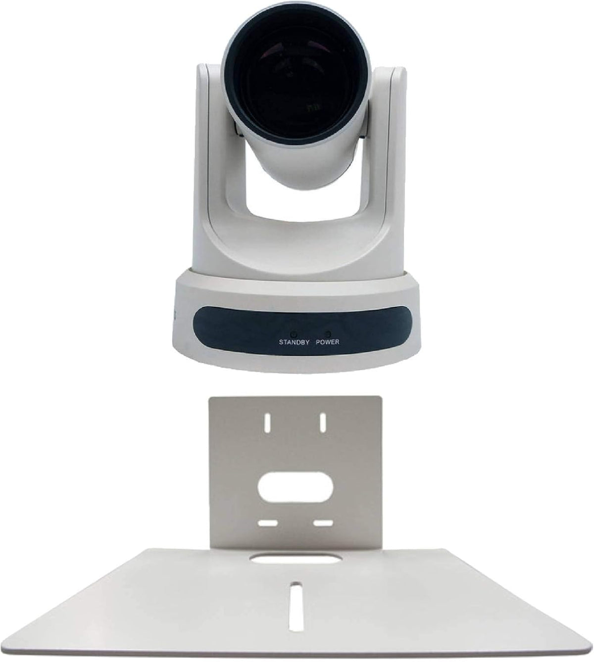 White PTZ Live Streaming Camera with Wall Mount H795