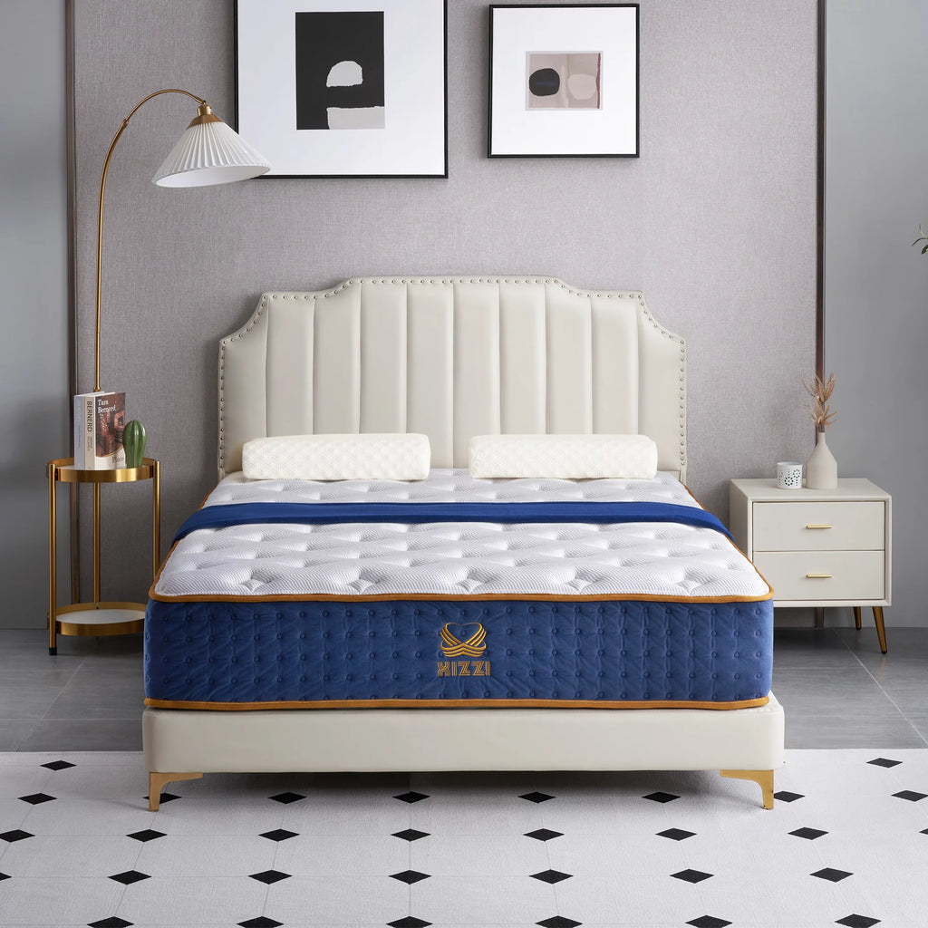 12 Inch Medium-Firm Hybrid Mattress with Cooling Gel Memory Foam Y91246